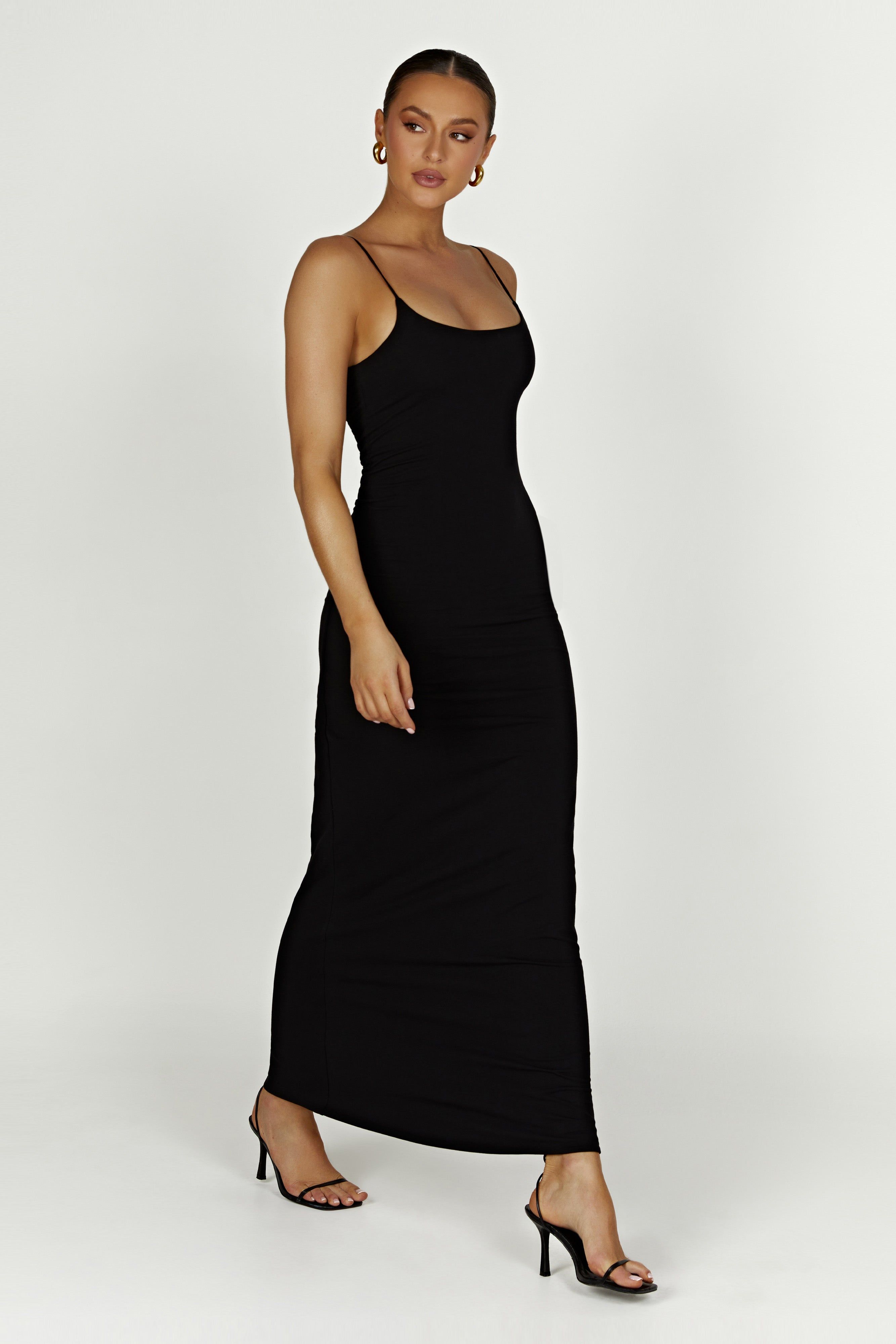 Aylani Cami Maxi Dress - Black sold by Meshki product image thumbnail 4
