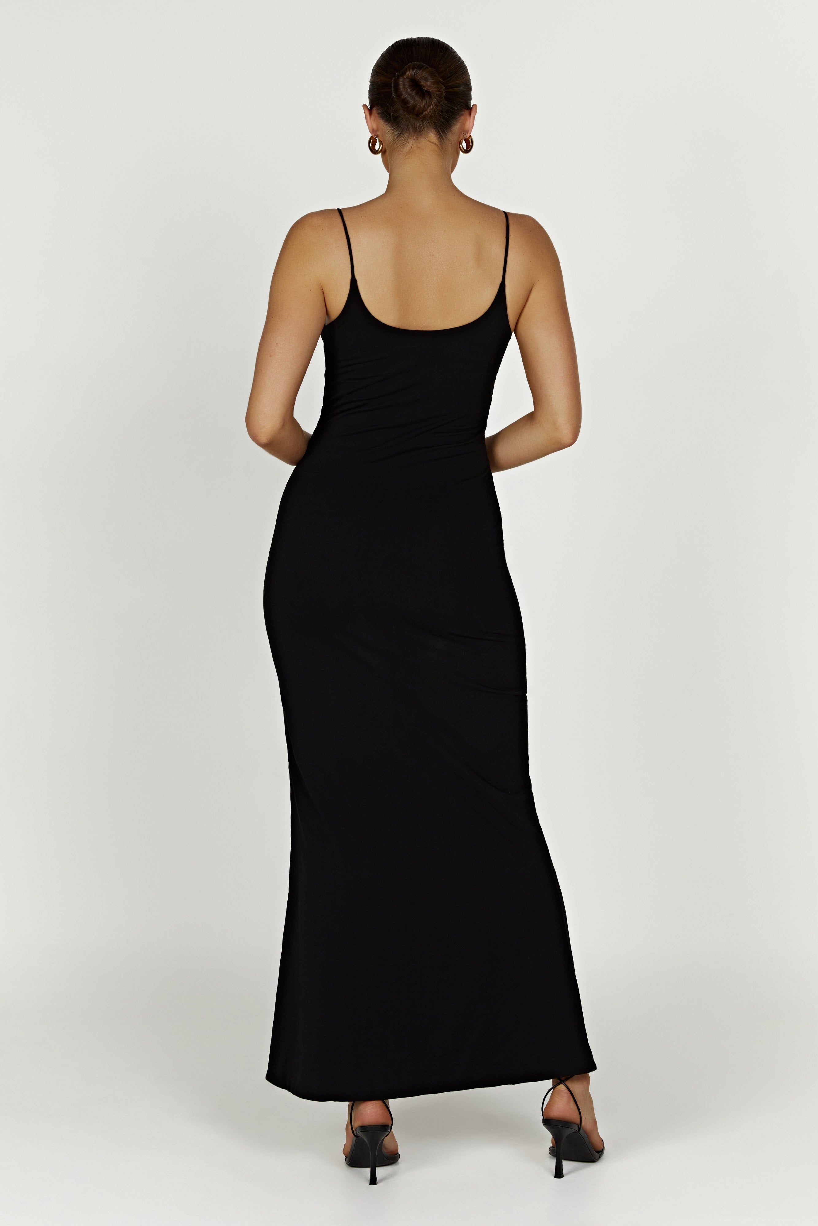 Aylani Cami Maxi Dress - Black sold by Meshki product image thumbnail 2