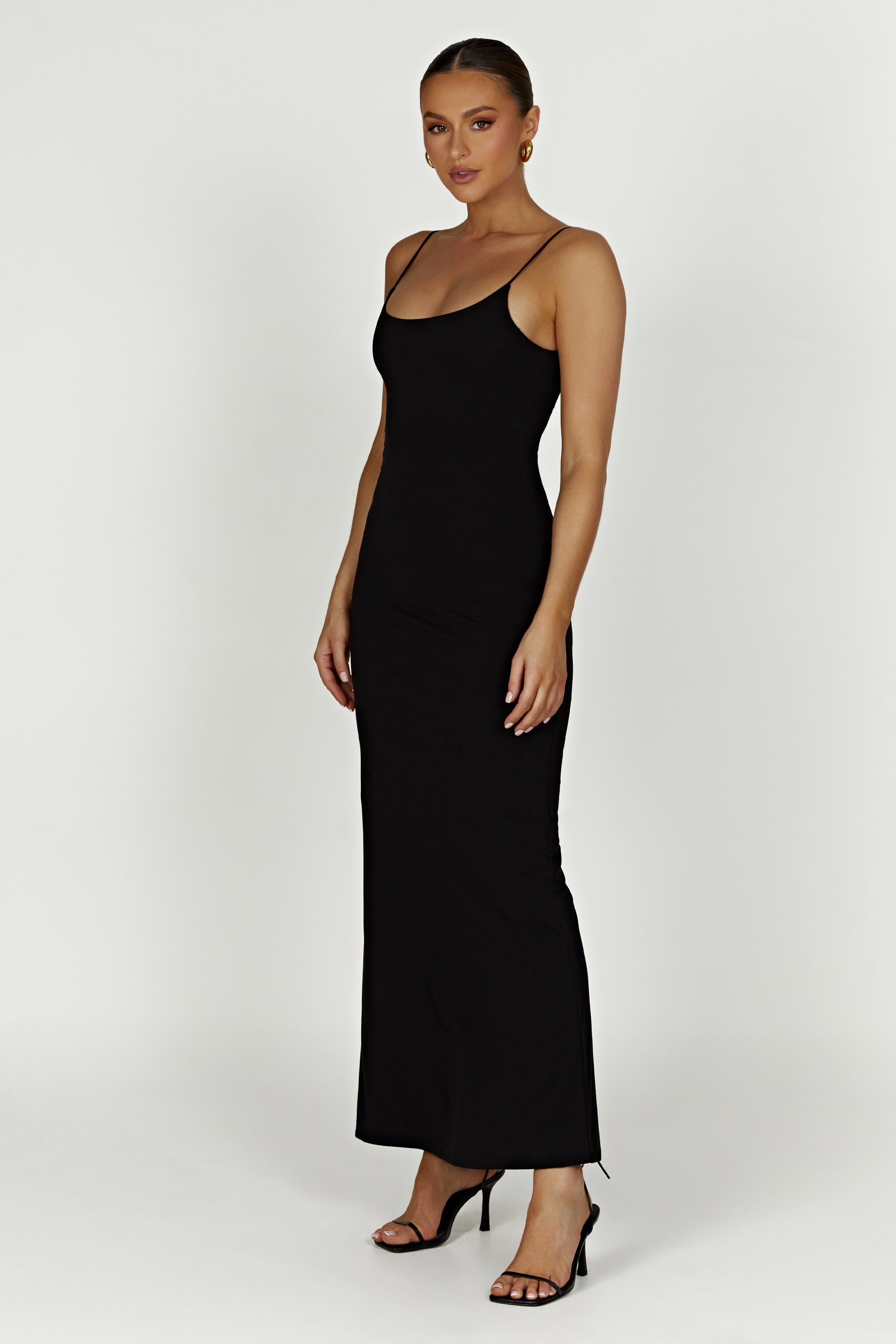 Aylani Cami Maxi Dress - Black sold by Meshki product image thumbnail 6