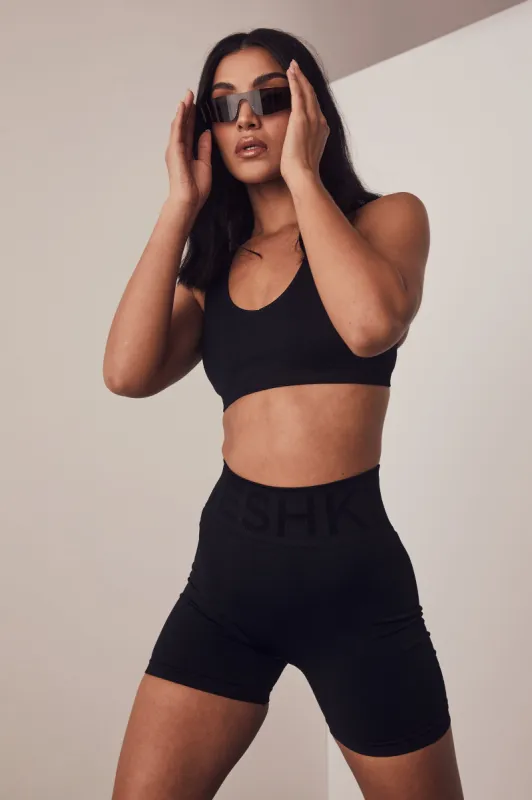 Danica Seamless Shorts - Black sold by Meshki