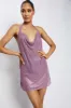 Meilani Low Back Diamante Mesh Mini Dress - Pink sold by Meshki