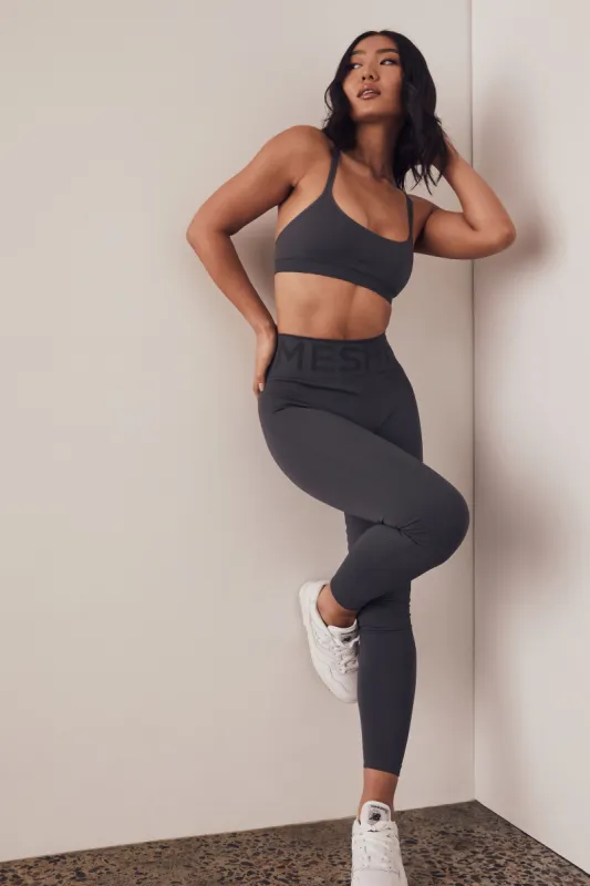 Leia Seamless Leggings - Charcoal sold by Meshki