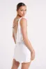 Yvette Off Shoulder Mini Dress - White sold by Meshki