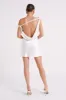 Yvette Off Shoulder Mini Dress - White sold by Meshki