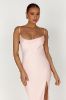 Jade Cowl Neck Backless Maxi Dress - Apricot sold by Meshki