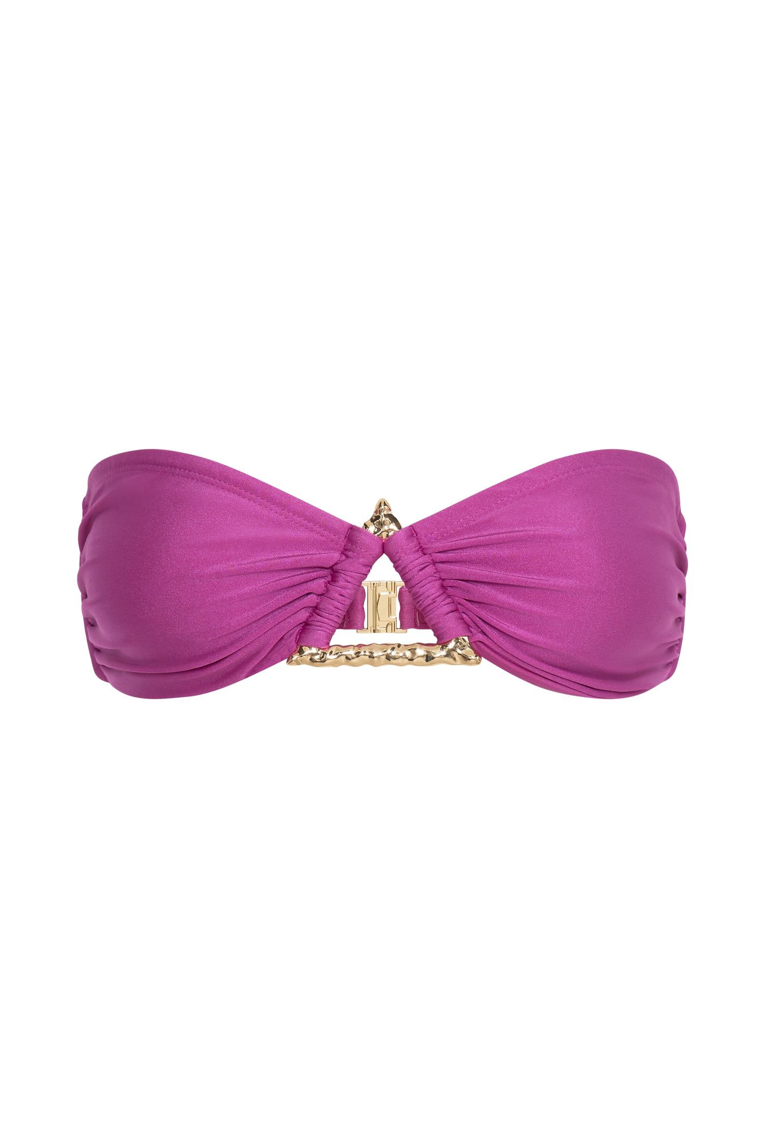 Elly Triangle Hardware Bandeau Bikini Top - Violet sold by Meshki product image thumbnail 9