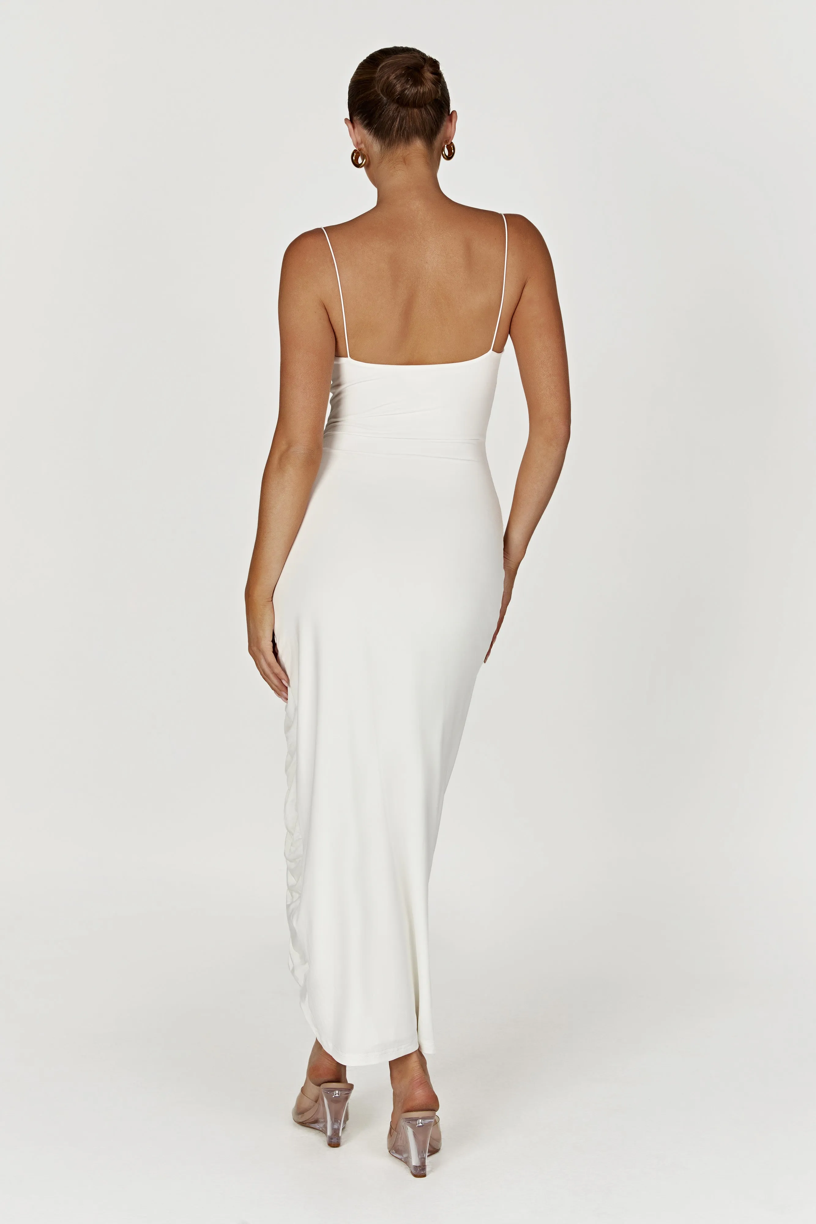 Nevaeh Rose Midi Dress - White sold by Meshki product image thumbnail 2