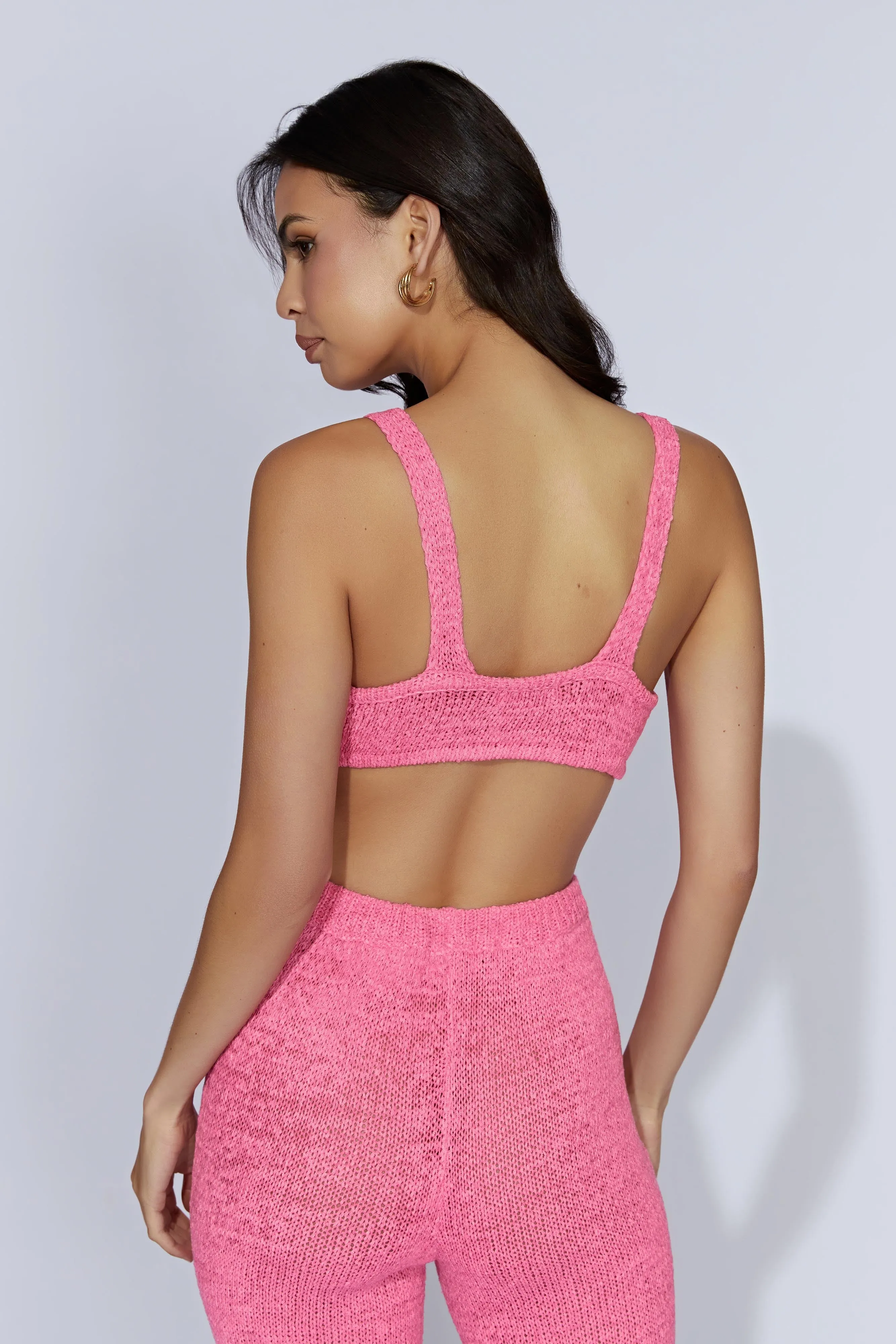 Mary Knit Bralette - Bubblegum Pink sold by Meshki product image thumbnail 5