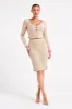 Silvia Long Sleeve Knit Cardigan - Wheat sold by Meshki