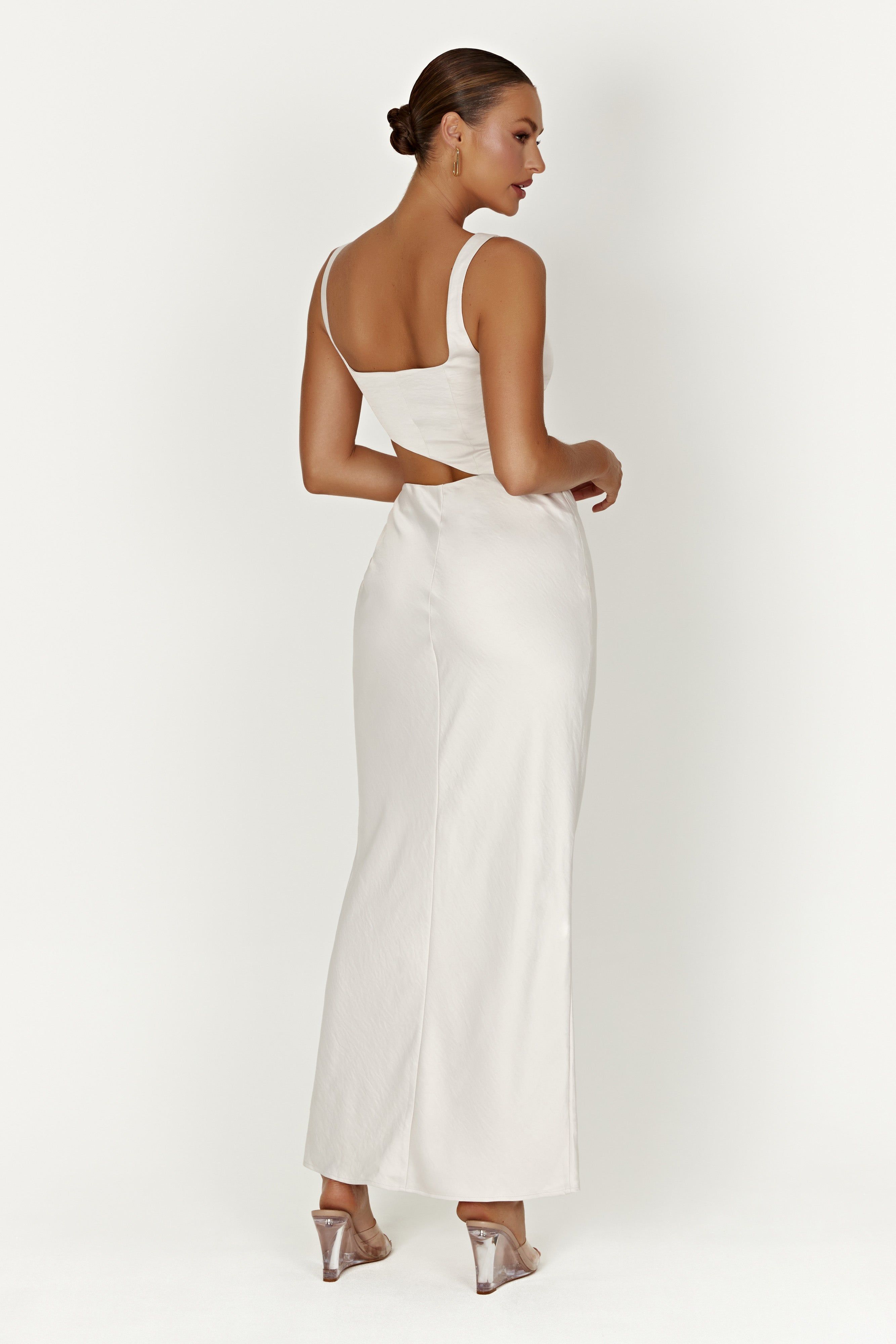 Gianna Maxi Dress - Silver sold by Meshki product image thumbnail 2