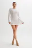 Galilea Knit Mini Dress - Ivory sold by Meshki