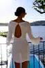 Galilea Knit Mini Dress - Ivory sold by Meshki