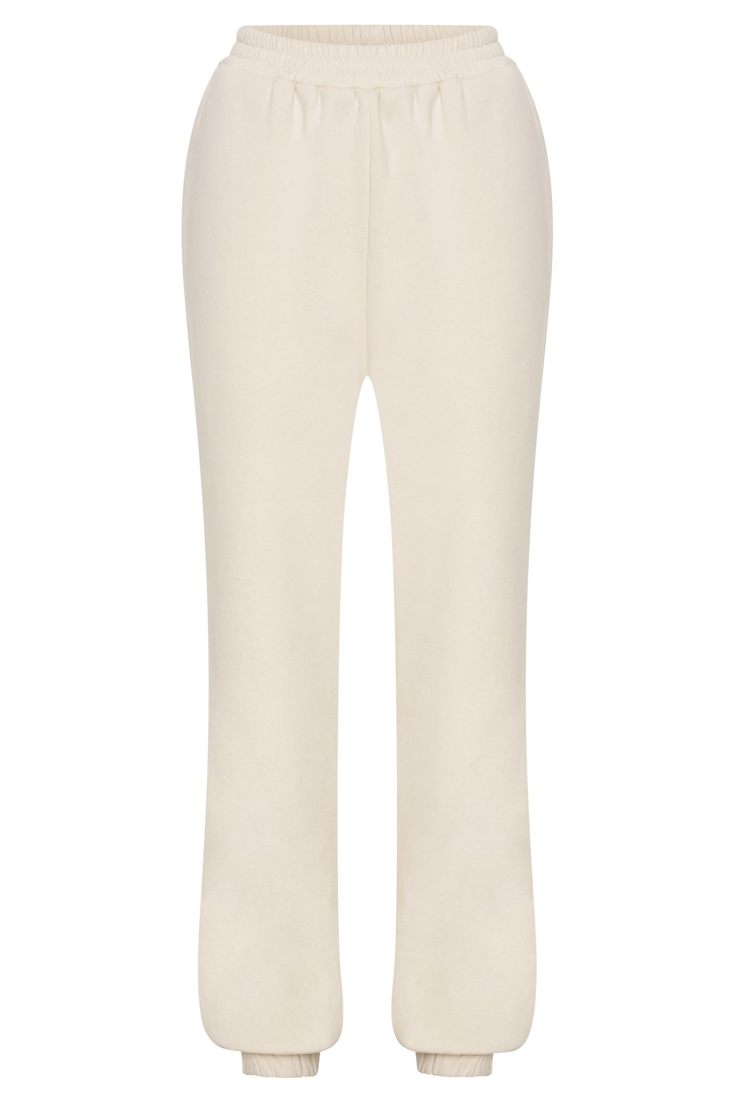 Emery Embossed Fleeceback Joggers - Bone sold by Meshki product image thumbnail 8