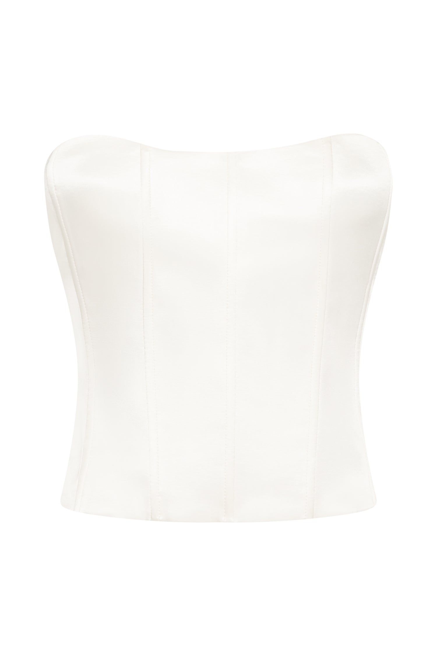 Amaya Lace Up Corset Top - Bone sold by Meshki product image thumbnail 9