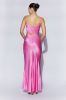 Poppy Satin Maxi Skirt - Pink sold by Meshki