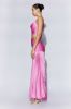 Poppy Satin Maxi Skirt - Pink sold by Meshki
