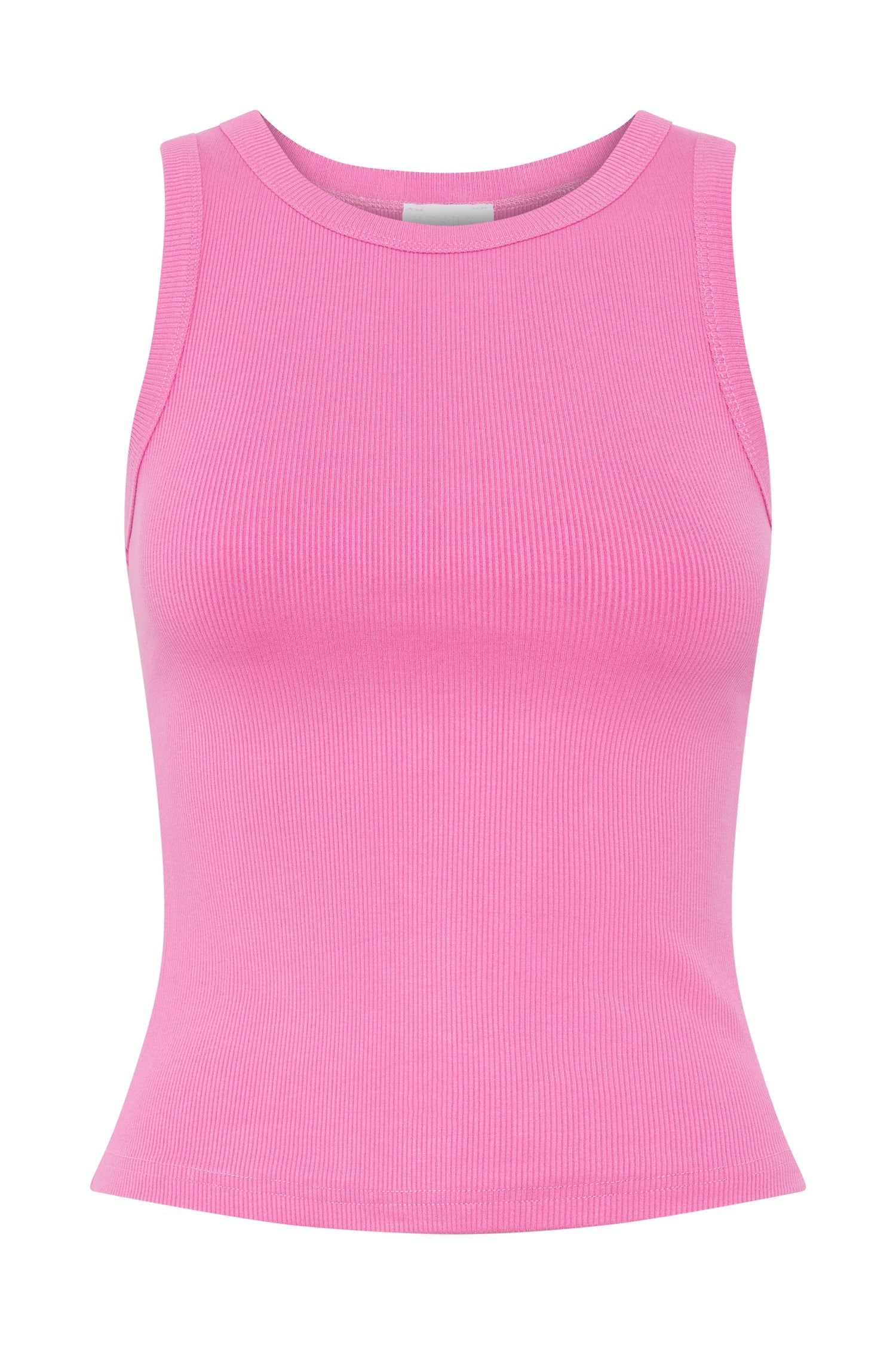 Zanna Ribbed Tank Top - Bubblegum Pink sold by Meshki product image thumbnail 7