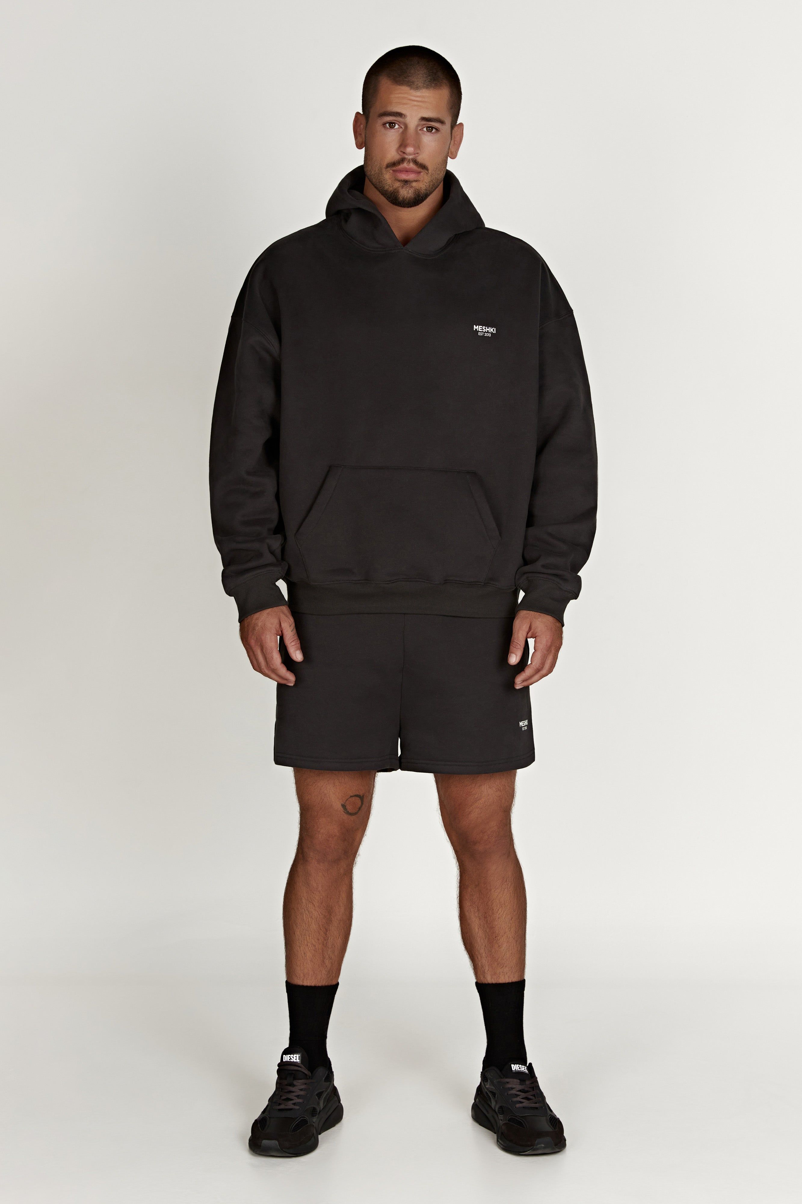 Jude Unisex Jogger Short - Dusk Black sold by Meshki product image thumbnail 5