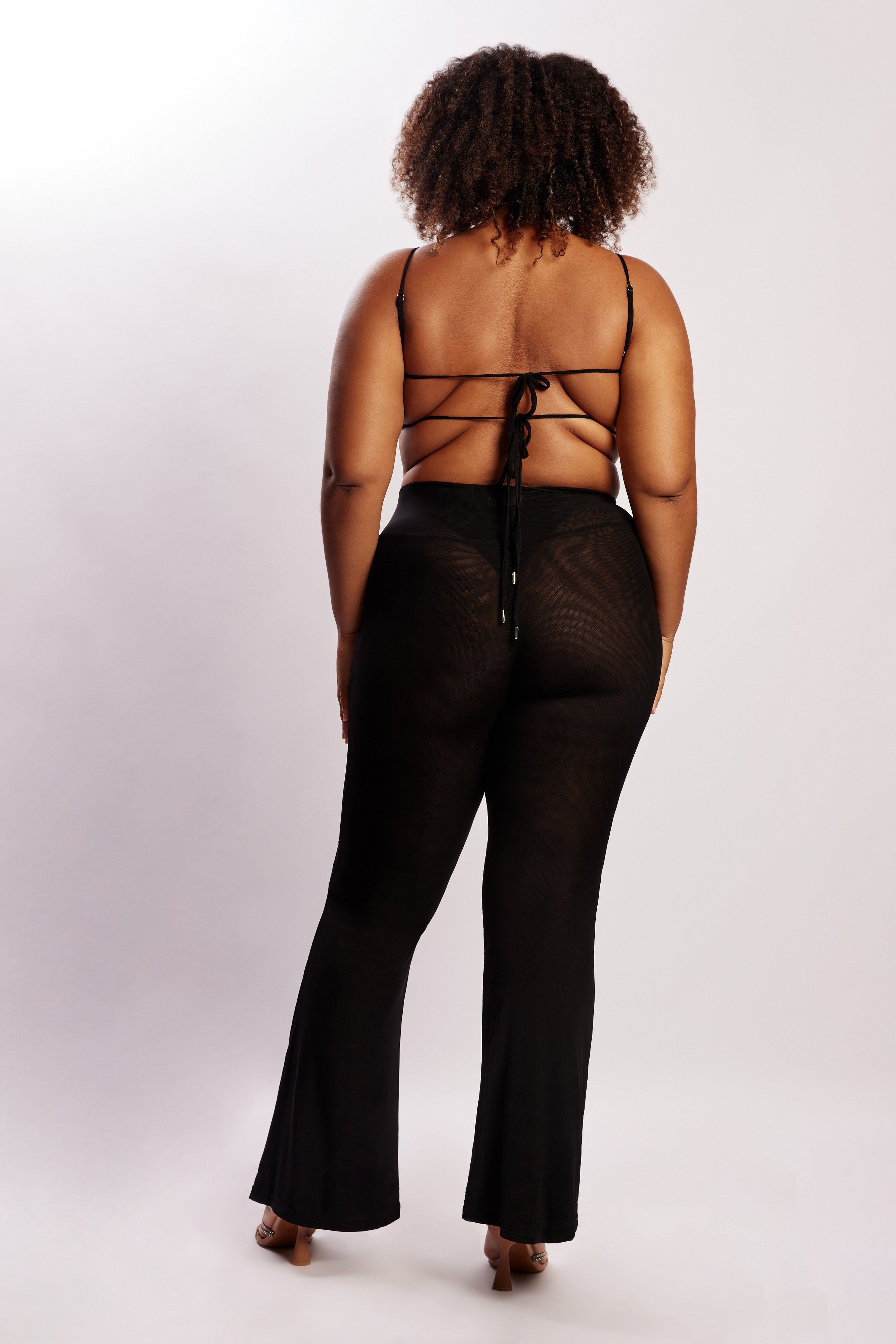 Celeste Mesh Two Piece Jumpsuit - Black sold by Meshki product image thumbnail 8