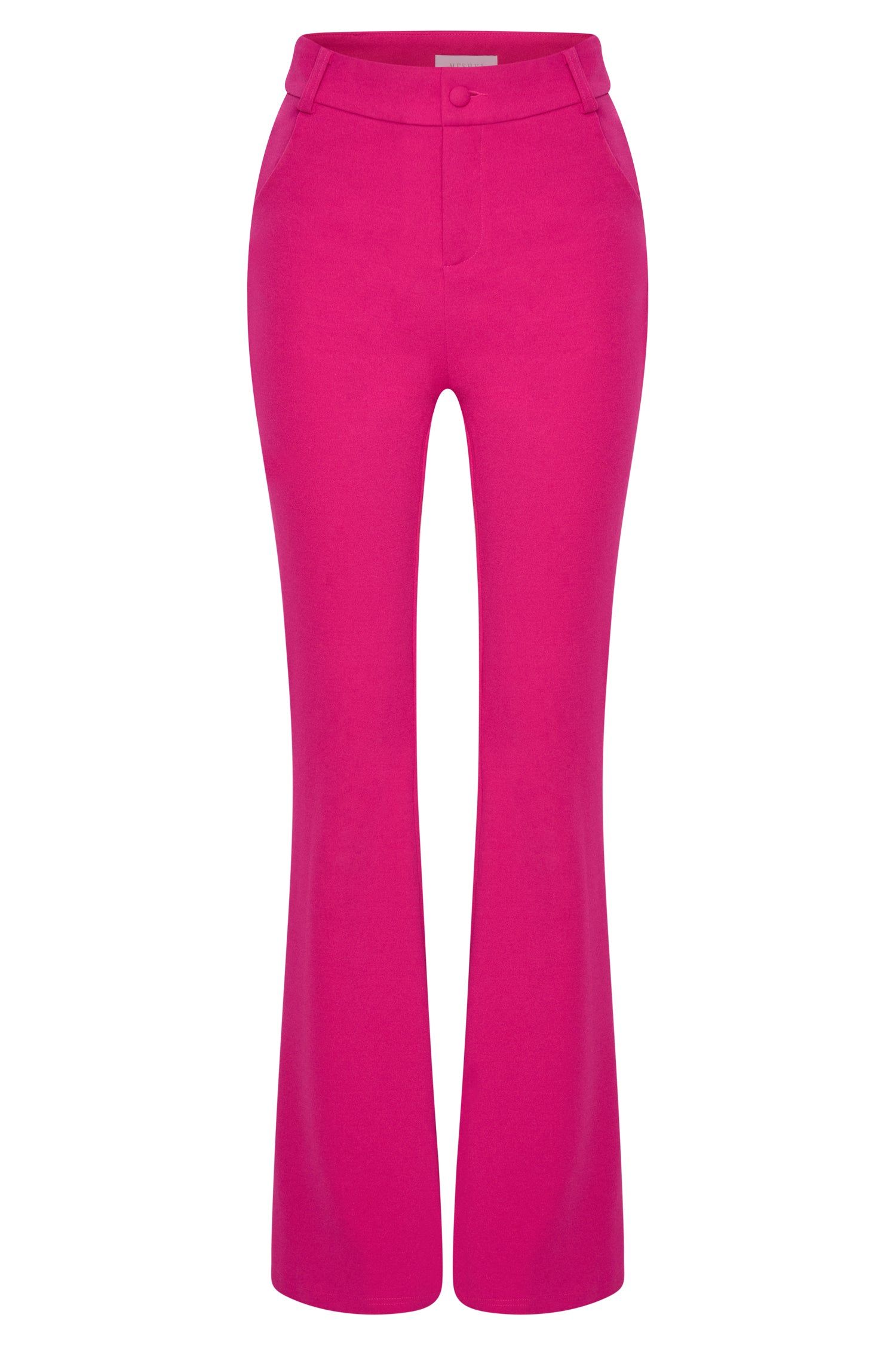 Fiorella Flare Crepe Pants - Fuchsia sold by Meshki product image thumbnail 8