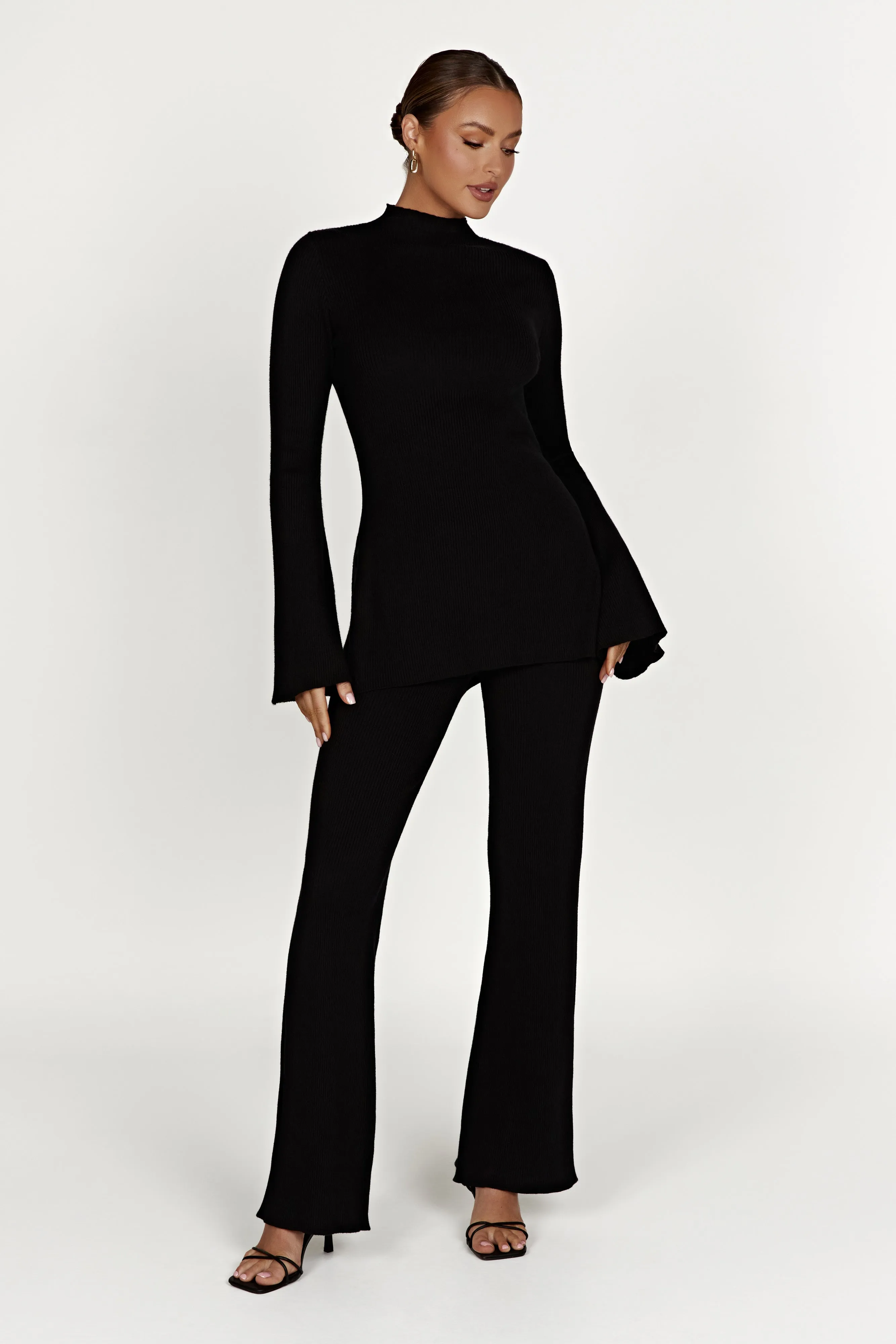 Jovie Knit Pants - Black sold by Meshki