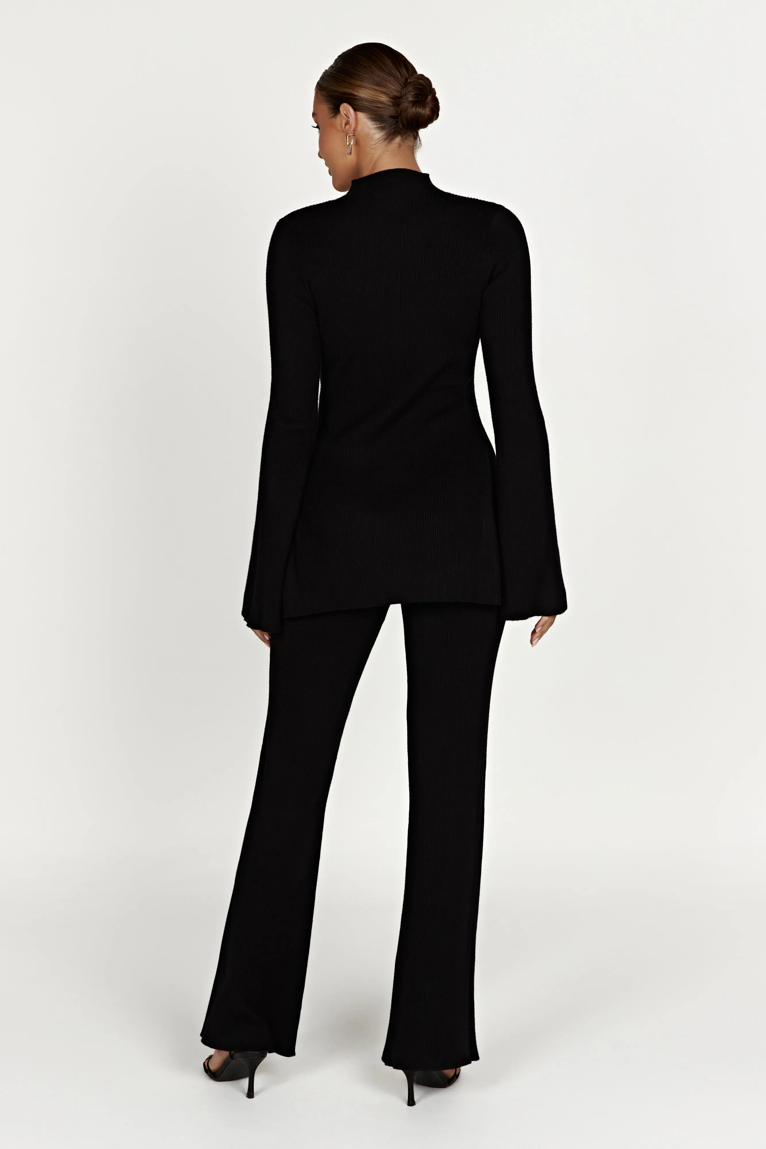 Jovie Knit Pants - Black sold by Meshki product image thumbnail 2