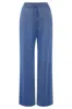 Lucille Shimmer Swim Cover Up Pants - Cobalt Sparkle sold by Meshki