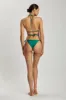 Peyton Tie Up Bikini Bottom - Green sold by Meshki