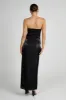 Chantelle Liquid Satin Midi Dress - Black sold by Meshki