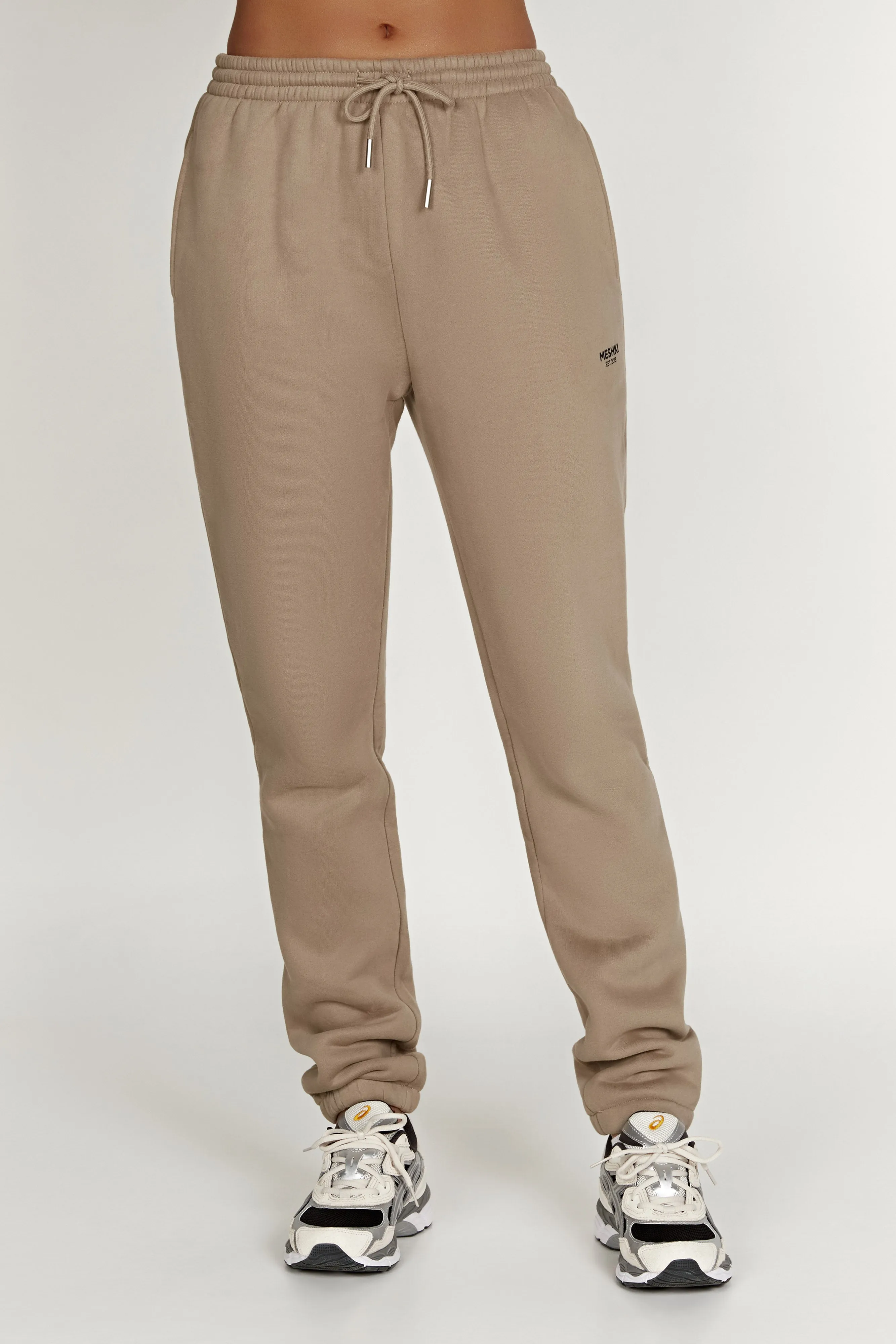 Frankie Unisex Jogger - Cement sold by Meshki