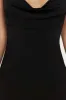Darcy Cowl Maxi Dress With Low Back - Black sold by Meshki
