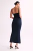 Cassie Modal Fishtail Maxi Dress - Black sold by Meshki