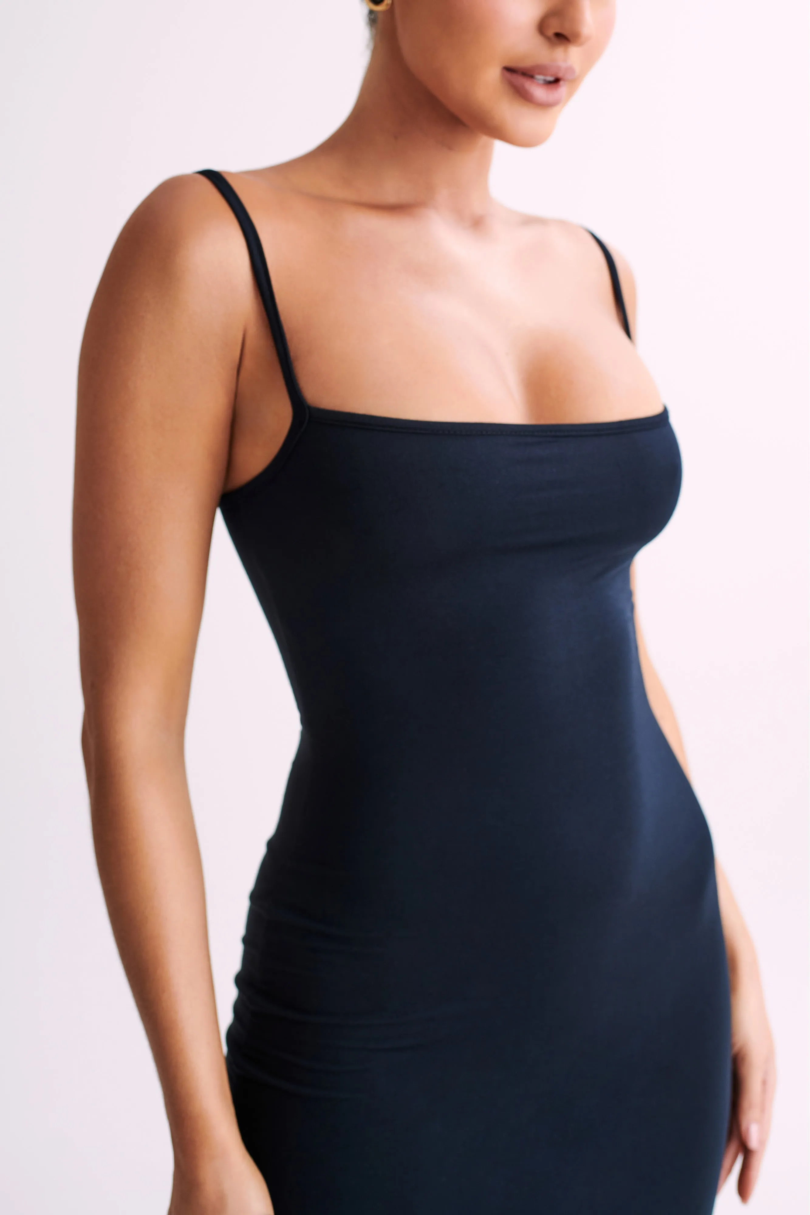 Cassie Modal Fishtail Maxi Dress - Black sold by Meshki product image thumbnail 2