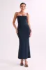 Cassie Modal Fishtail Maxi Dress - Black sold by Meshki