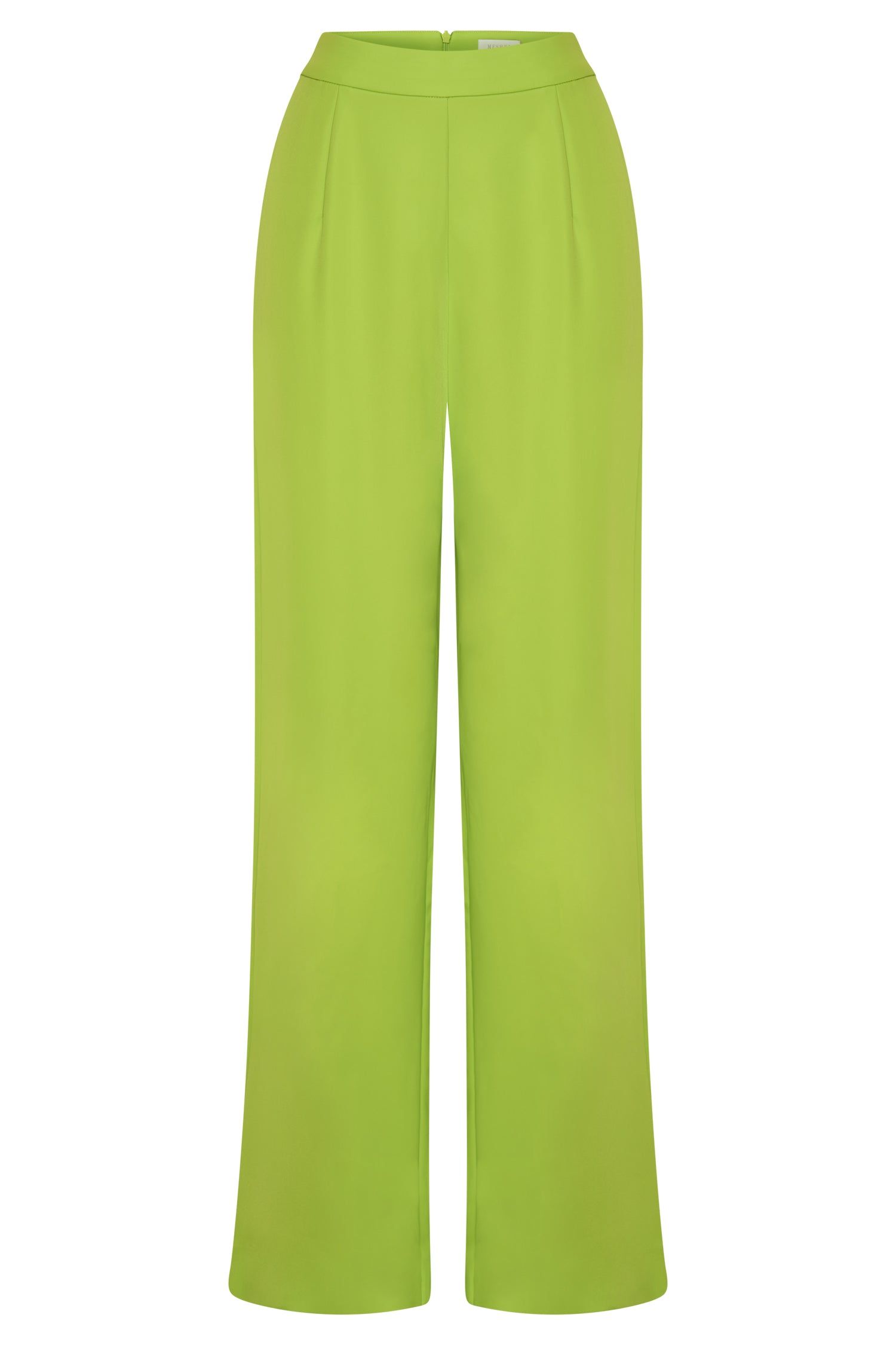 Saskia Straight Leg Trousers - Lime Green sold by Meshki product image thumbnail 11