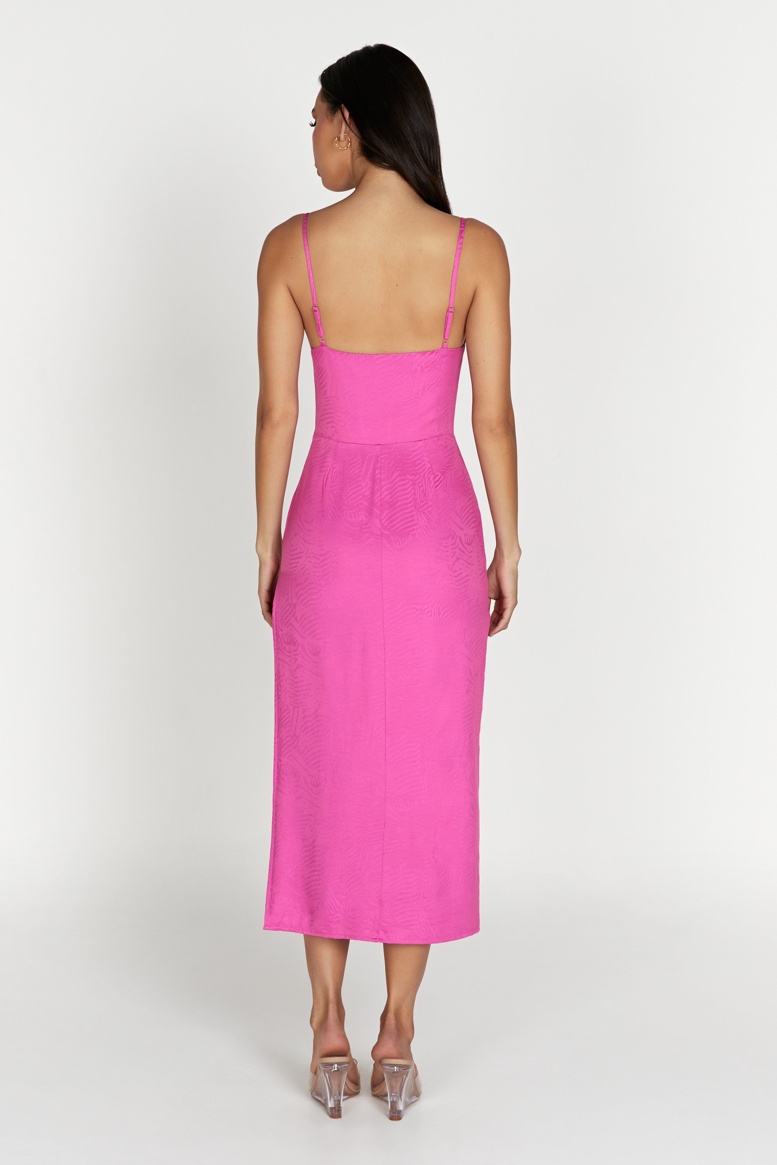 Maggie Corset Midi Dress - Rose Pink sold by Meshki product image thumbnail 3