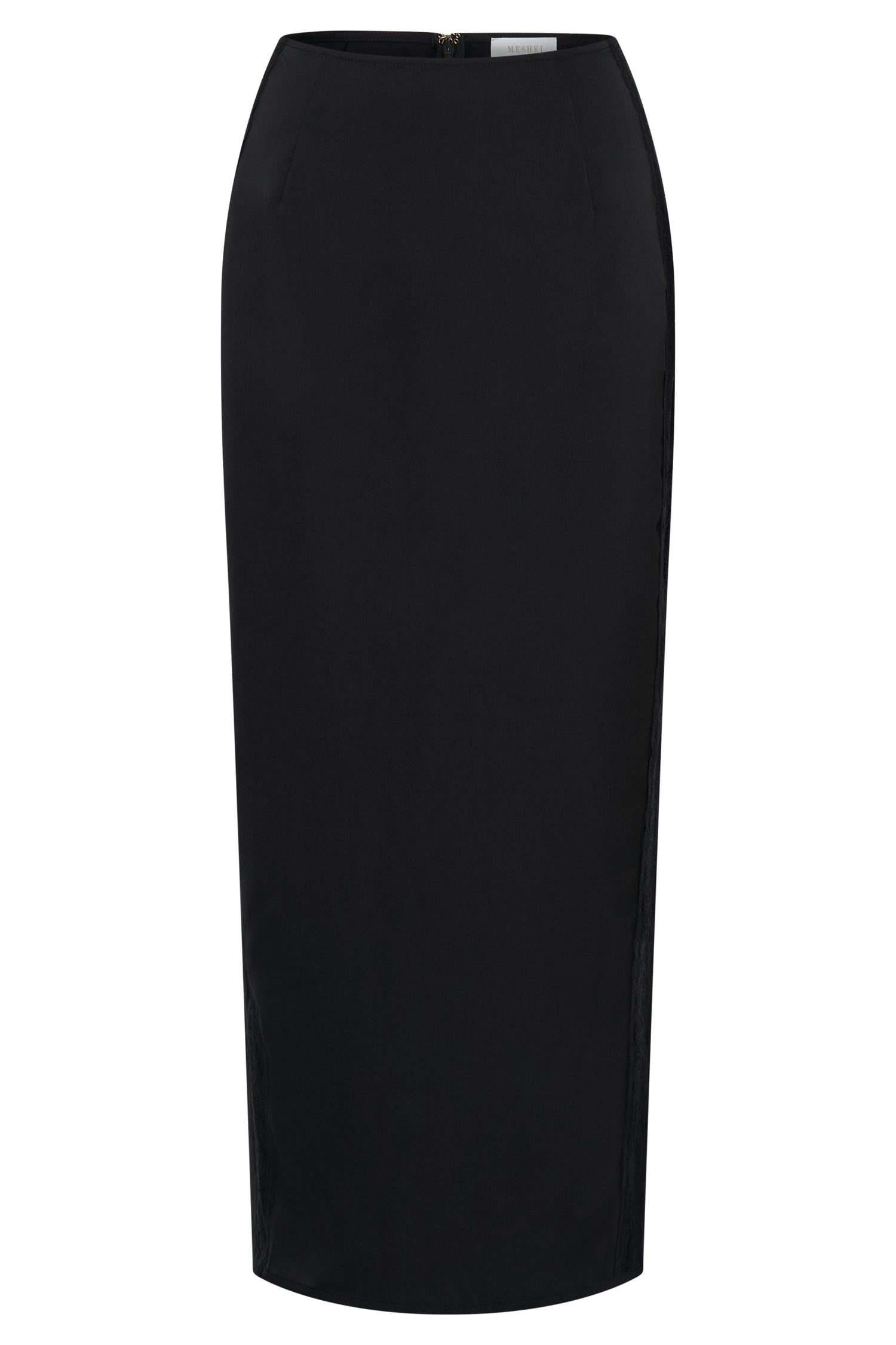 Bellamy Lace Maxi Skirt - Black sold by Meshki product image thumbnail 5