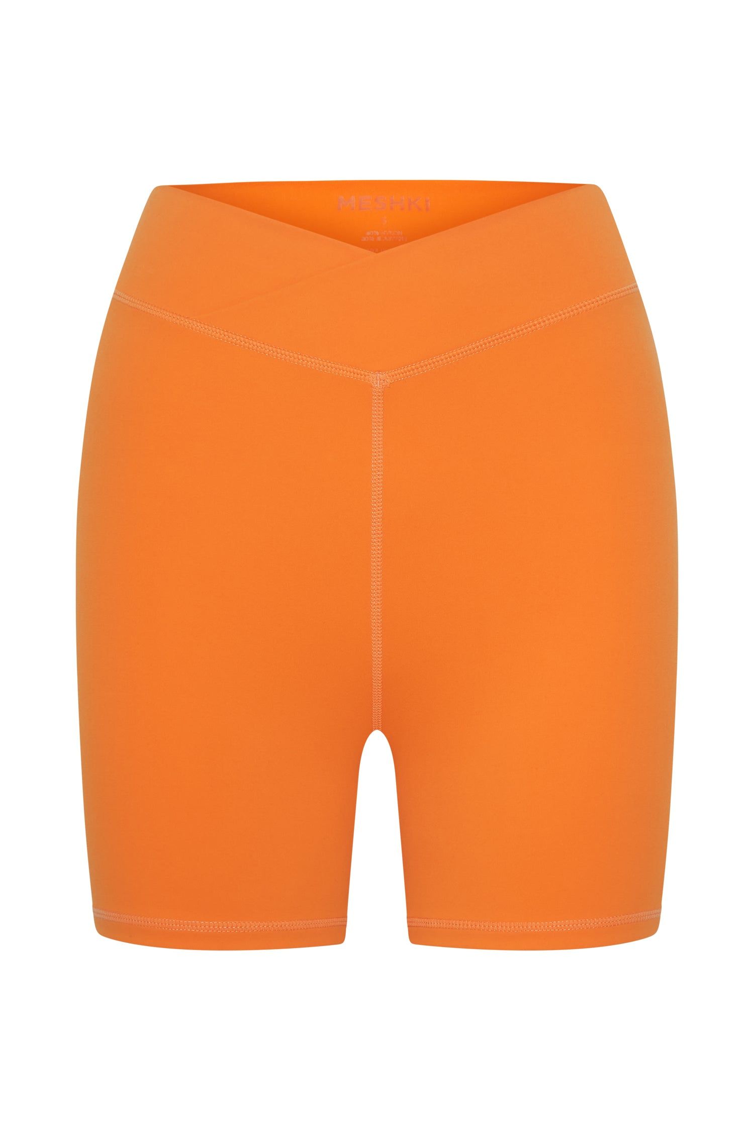 Summer V Front Bike Shorts - Tangerine sold by Meshki product image thumbnail 9