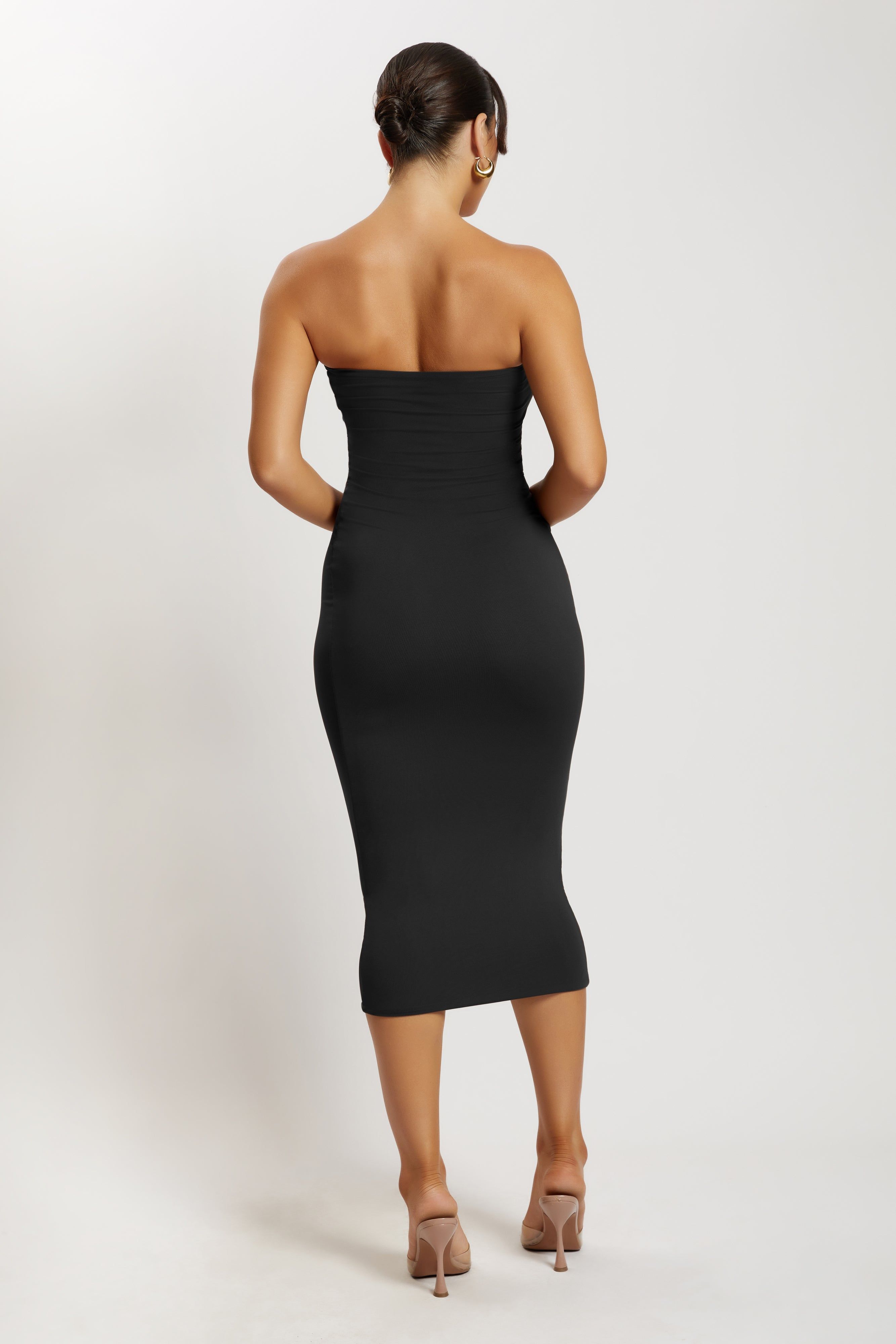 Cassidy Strapless Midi Dress - Black sold by Meshki product image thumbnail 2