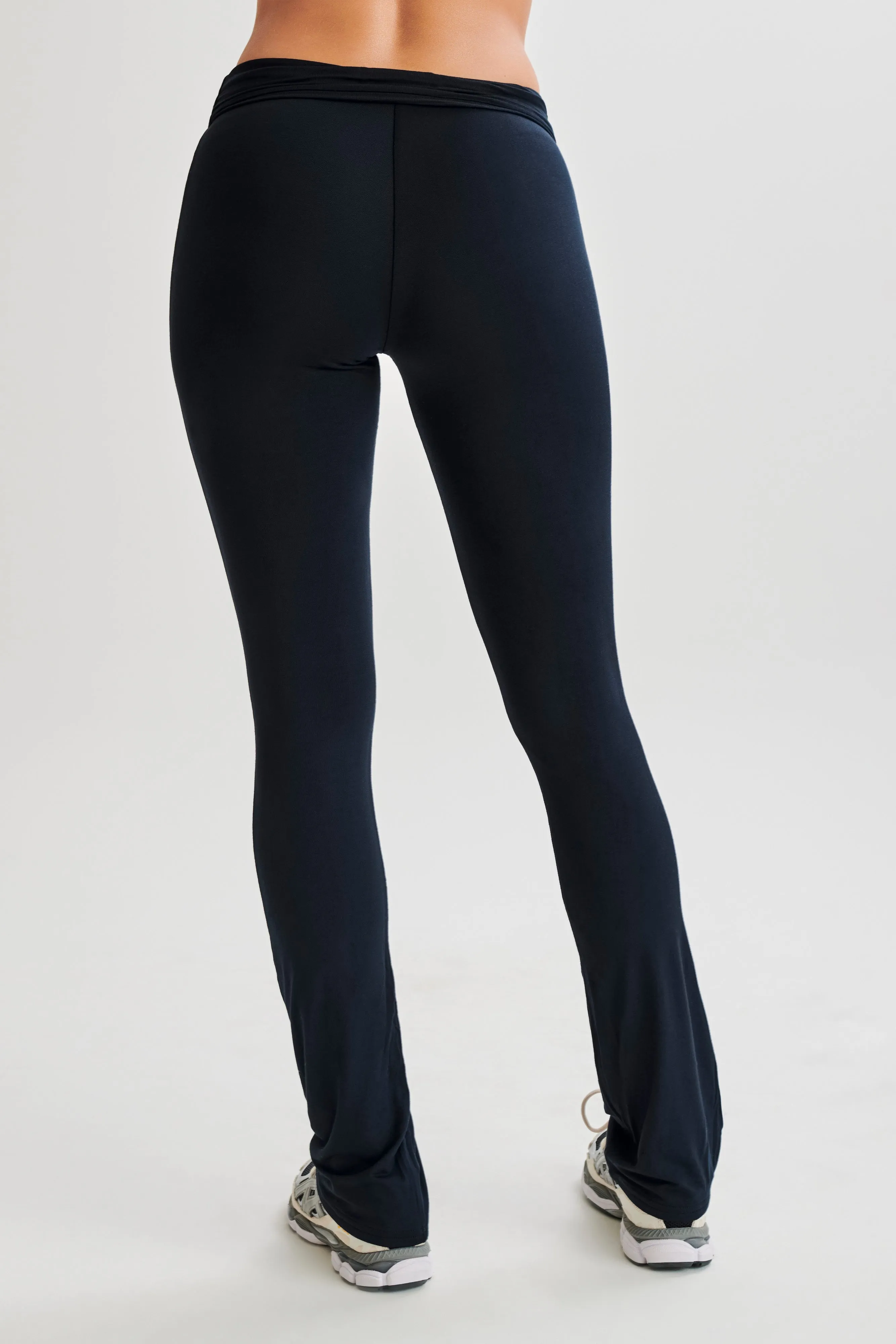 Sabrina Modal Straight Leg Pant - Black sold by Meshki product image thumbnail 3