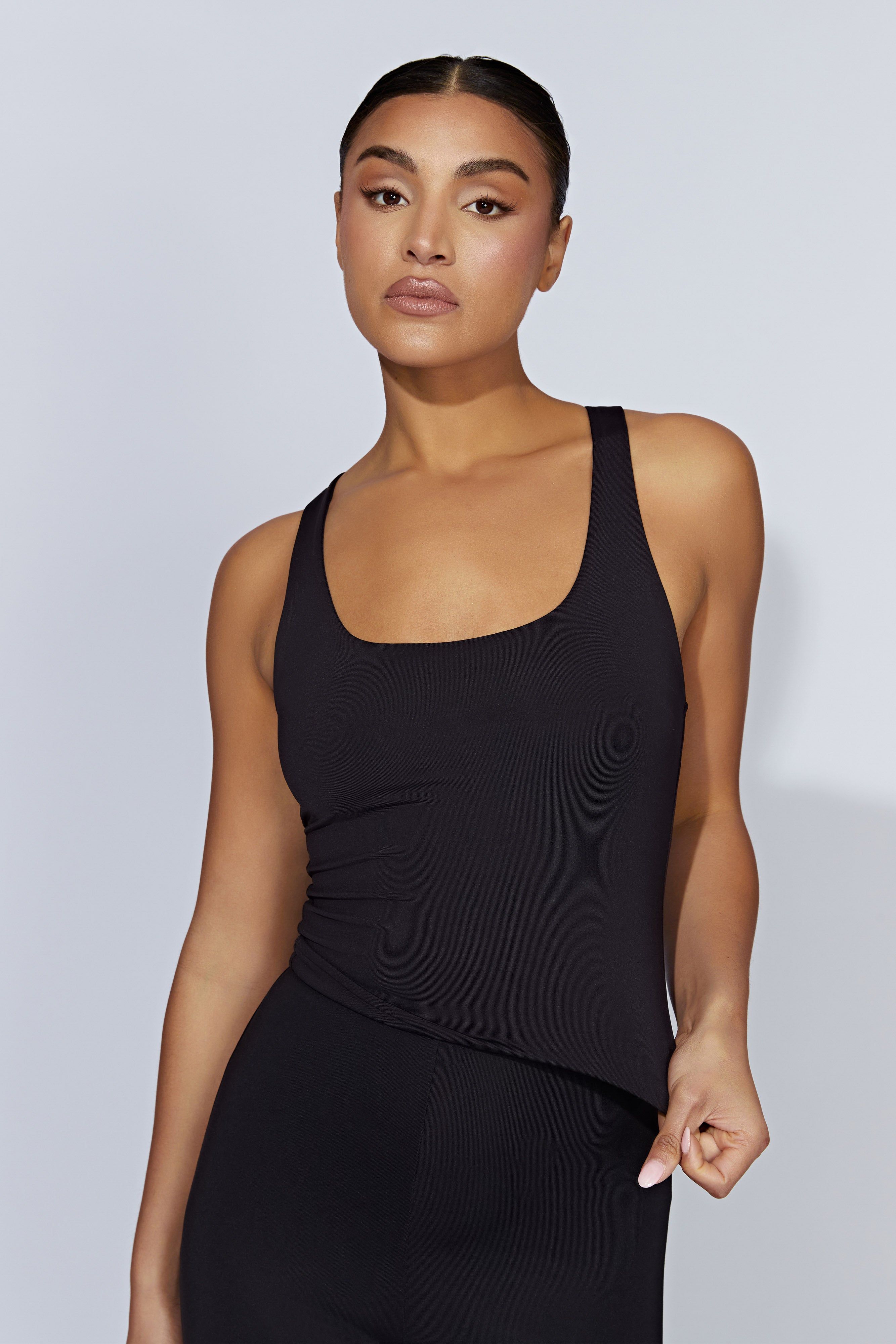 Alyssa Racer Back Top - Black sold by Meshki product image thumbnail 5