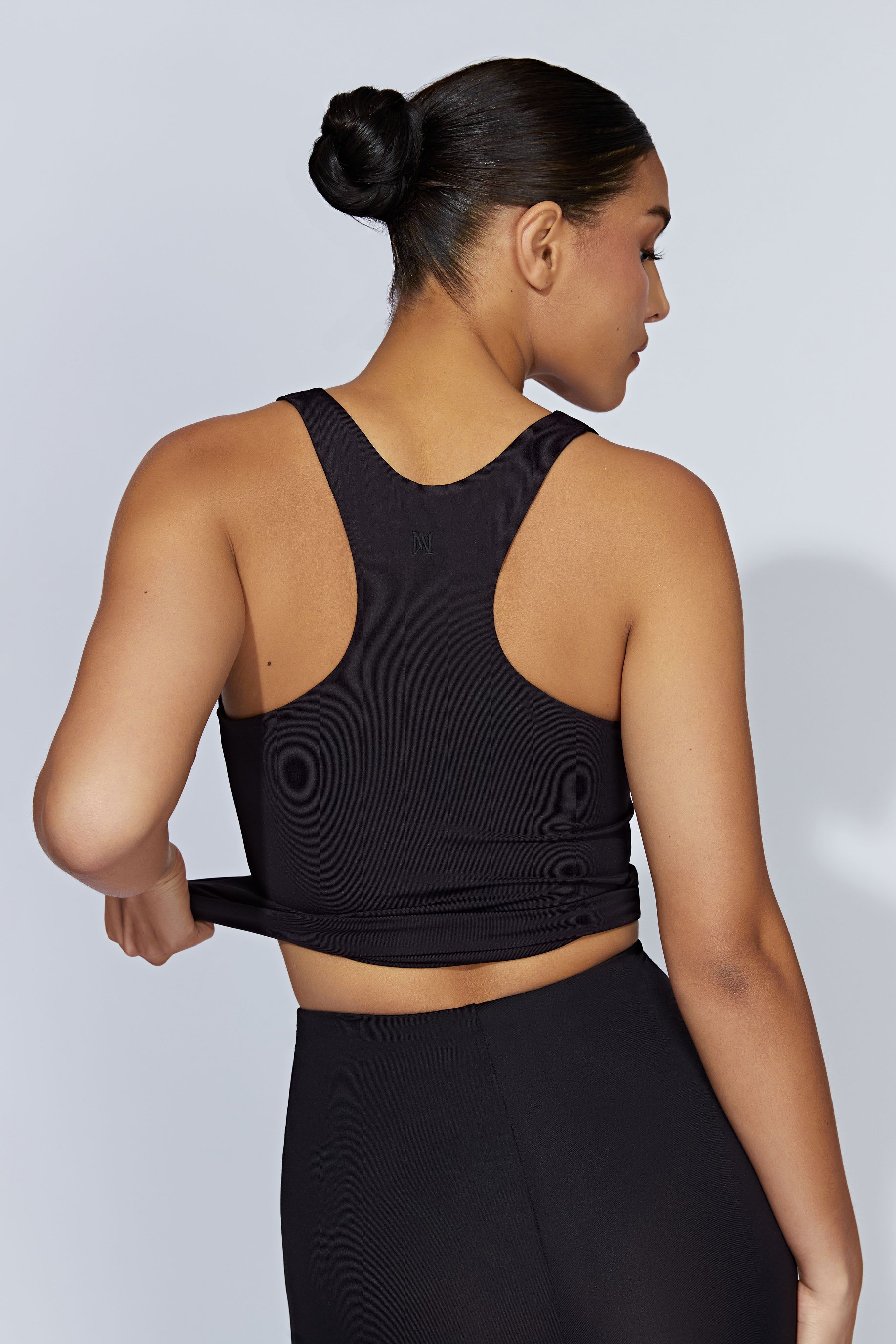 Alyssa Racer Back Top - Black sold by Meshki product image thumbnail 2