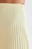 Twyla Pleated Suiting Maxi Skirt - Lemon sold by Meshki