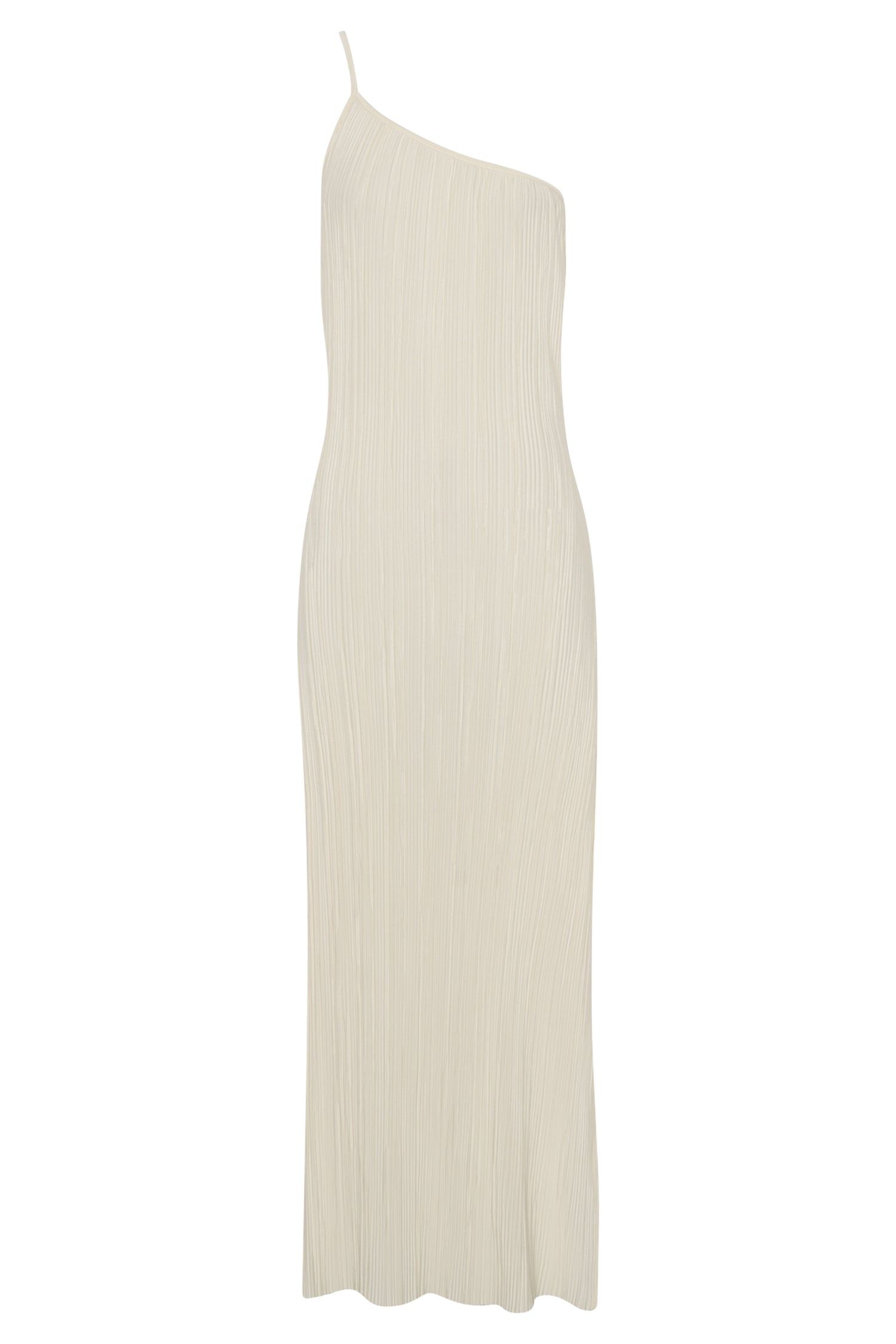 Pari Crinkle Maxi Dress With High Split - Wheat sold by Meshki product image thumbnail 9
