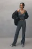 Linnie Straight Leg Knit Pant - Charcoal sold by Meshki