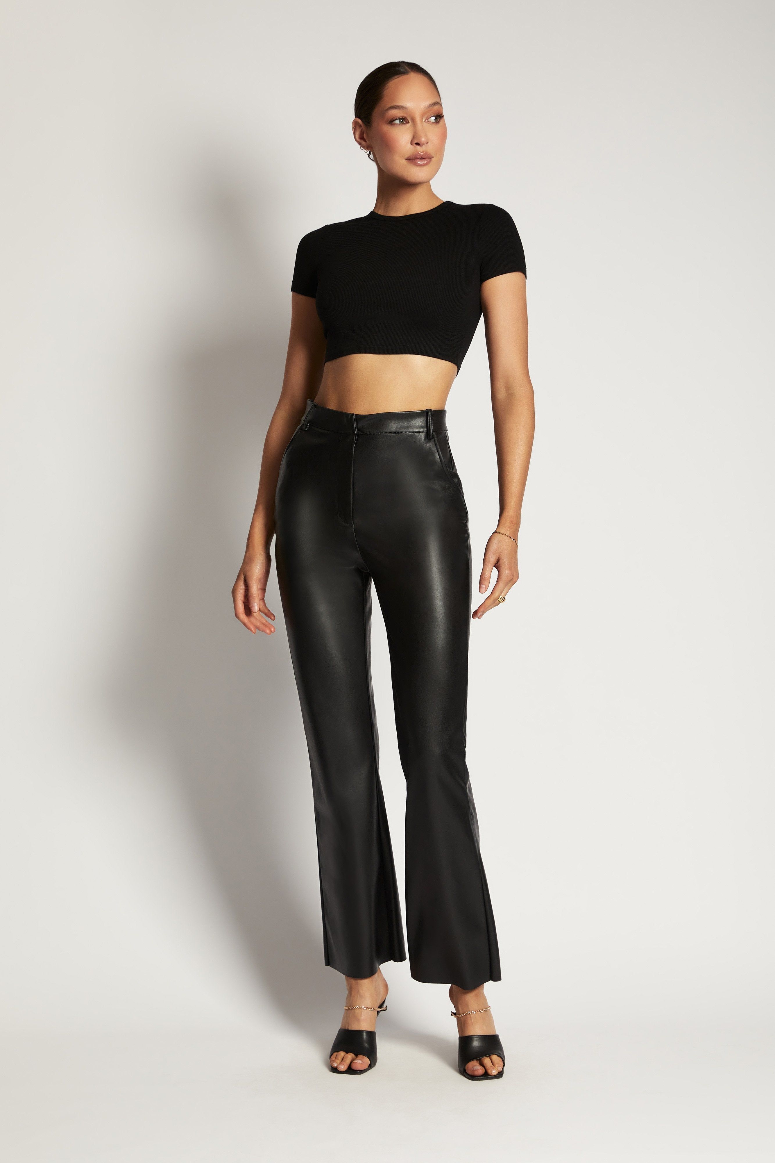 Alba Ribbed Tshirt - Black sold by Meshki product image thumbnail 6