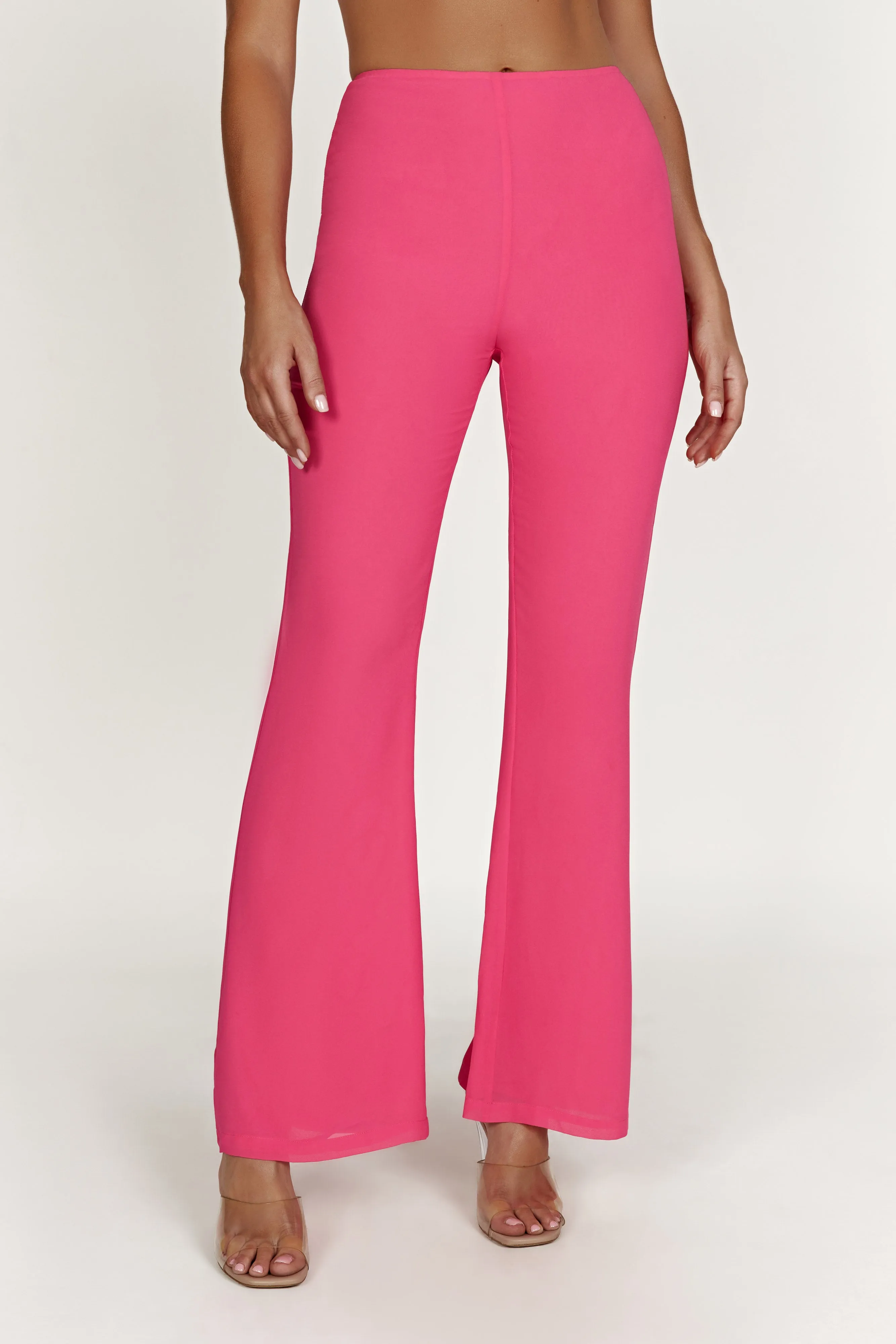 Daisie Chiffon Pants - Candy Pink sold by Meshki product image thumbnail 2