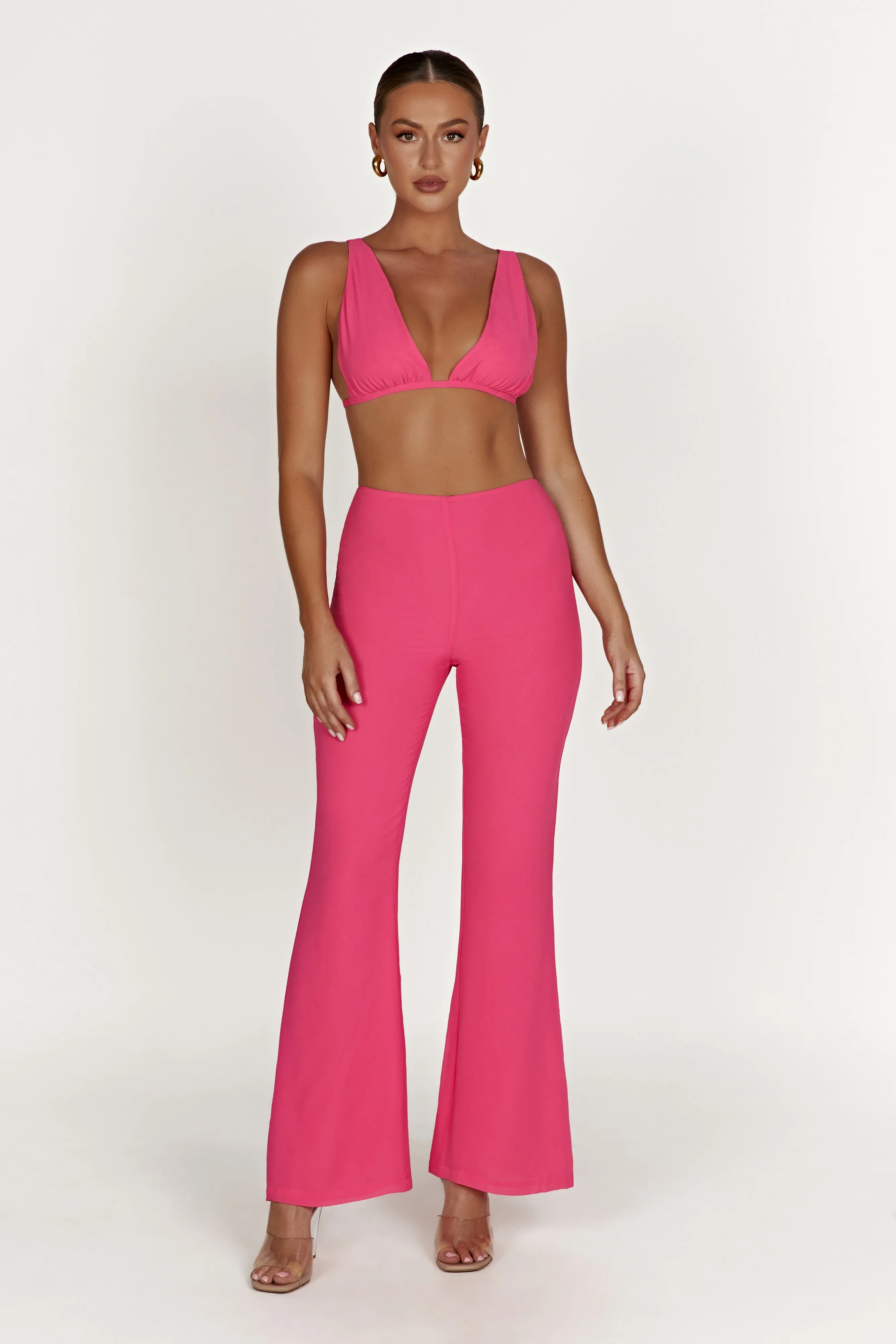 Daisie Chiffon Pants - Candy Pink sold by Meshki product image thumbnail 4