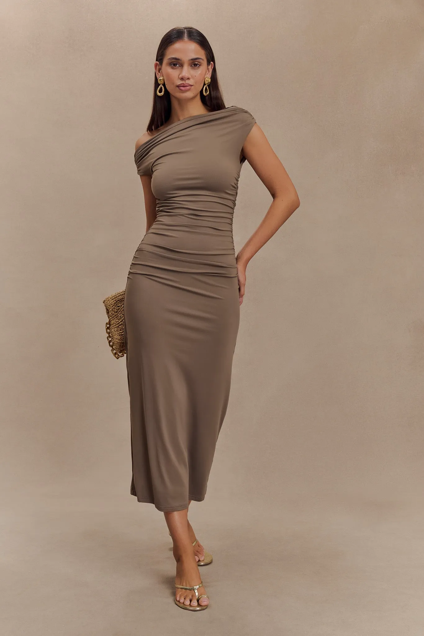 【韓国 Rest & Recreation】RR LOGO NYLON MIDI DRESS RR LOGO NYLON MIDI DRESS - BLACK - rest and recreation