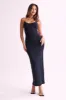 Sabine Backless Maxi Dress - Black sold by Meshki